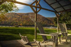 landscaping Hudson river